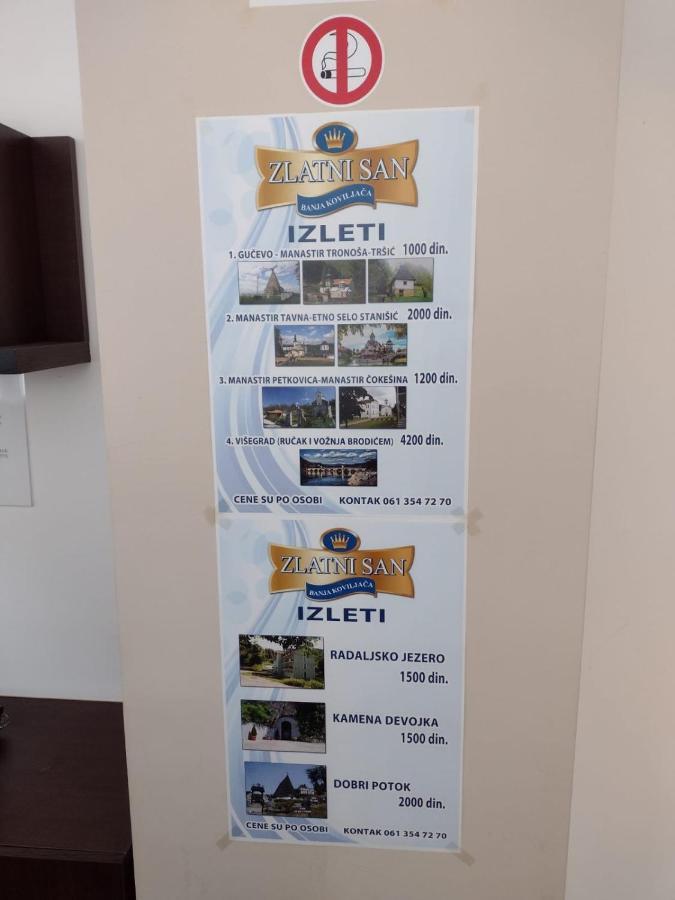 Zlatni San Ξενοδοχείο Banja Koviljača Εξωτερικό φωτογραφία